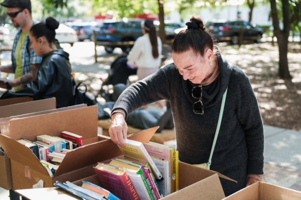 Friends of the Library Sidewalk Book Sale